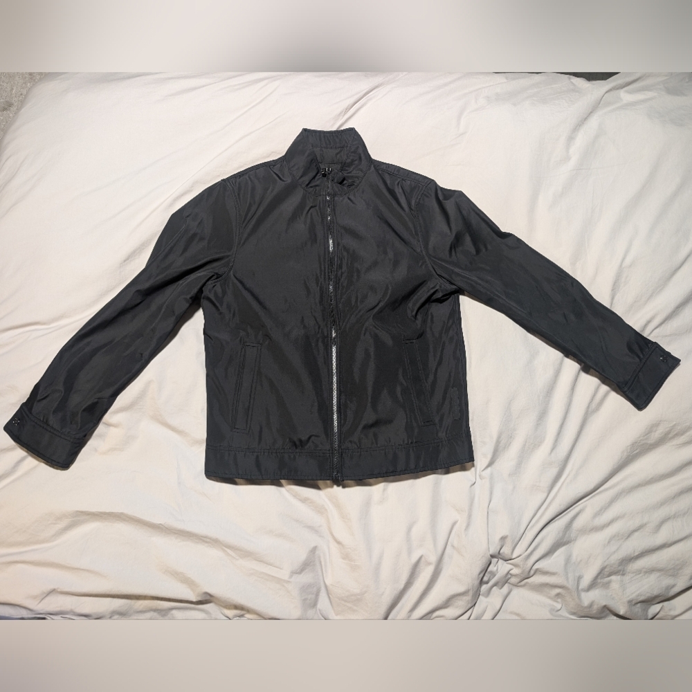 Michael Kors Men's Black Windbreaker Jacket